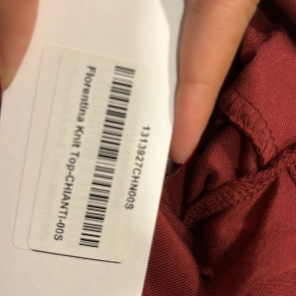 NWT Reformation Florentina top in Chianti - size s - Picture 6 of 6